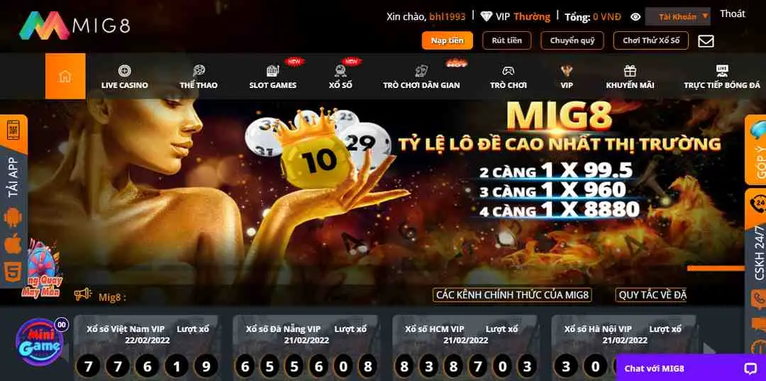 Live Casino Mig8 - Trải Nghiệm Sân Chơi Casino Hàng Đầu